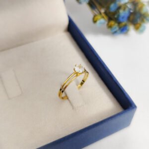 Solitário Ouro18k Mulan