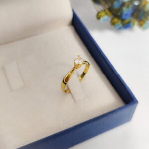 Solitário Ouro18k Cinderela