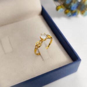 Solitário Ouro18k Rapunzel