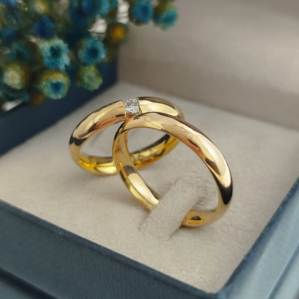Aliança Ouro18k Dubai