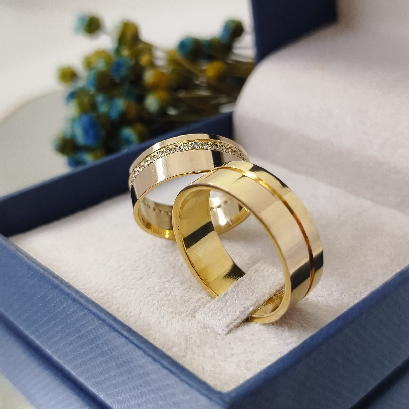 Aliança Ouro18k Bride
