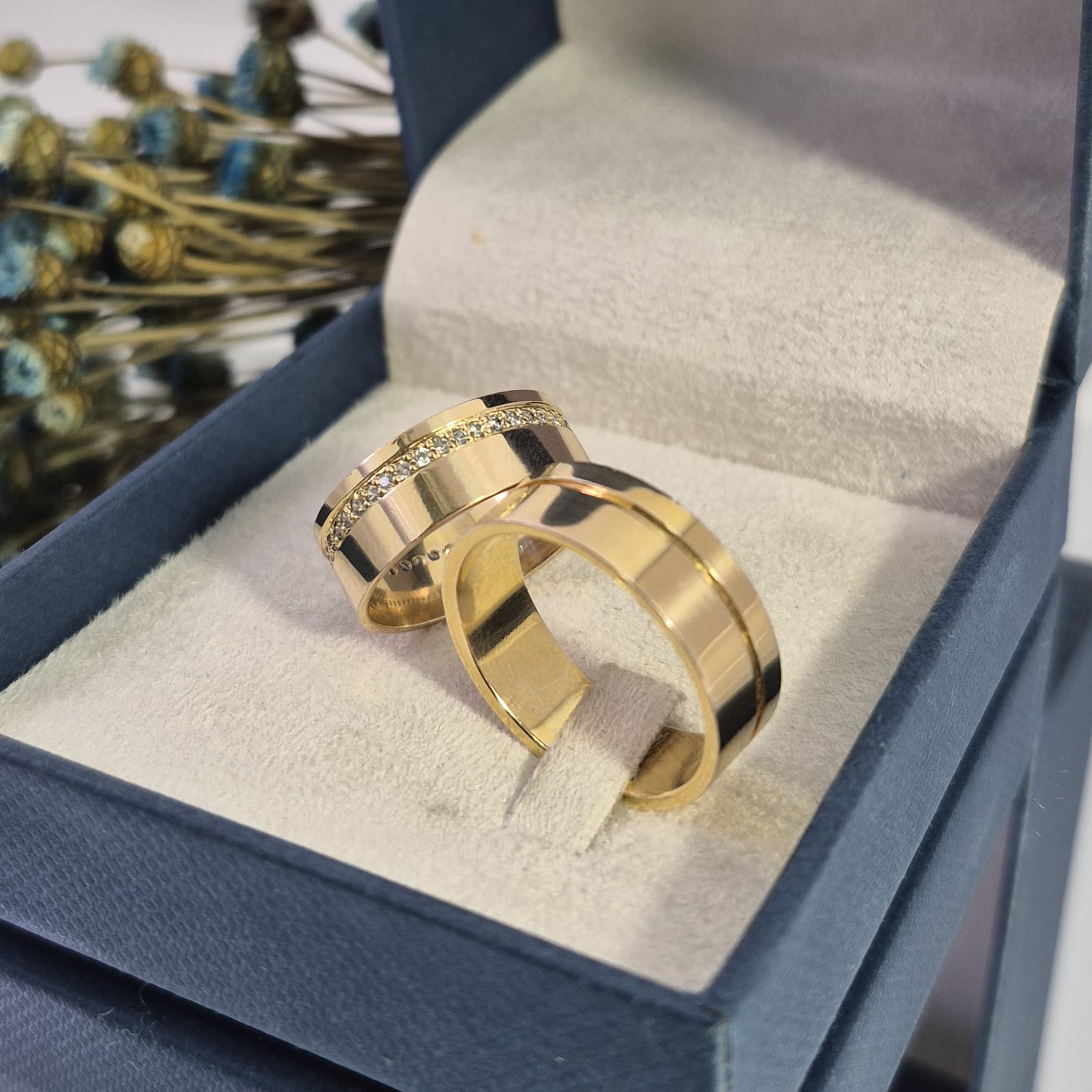 Aliança Ouro18k Veneza