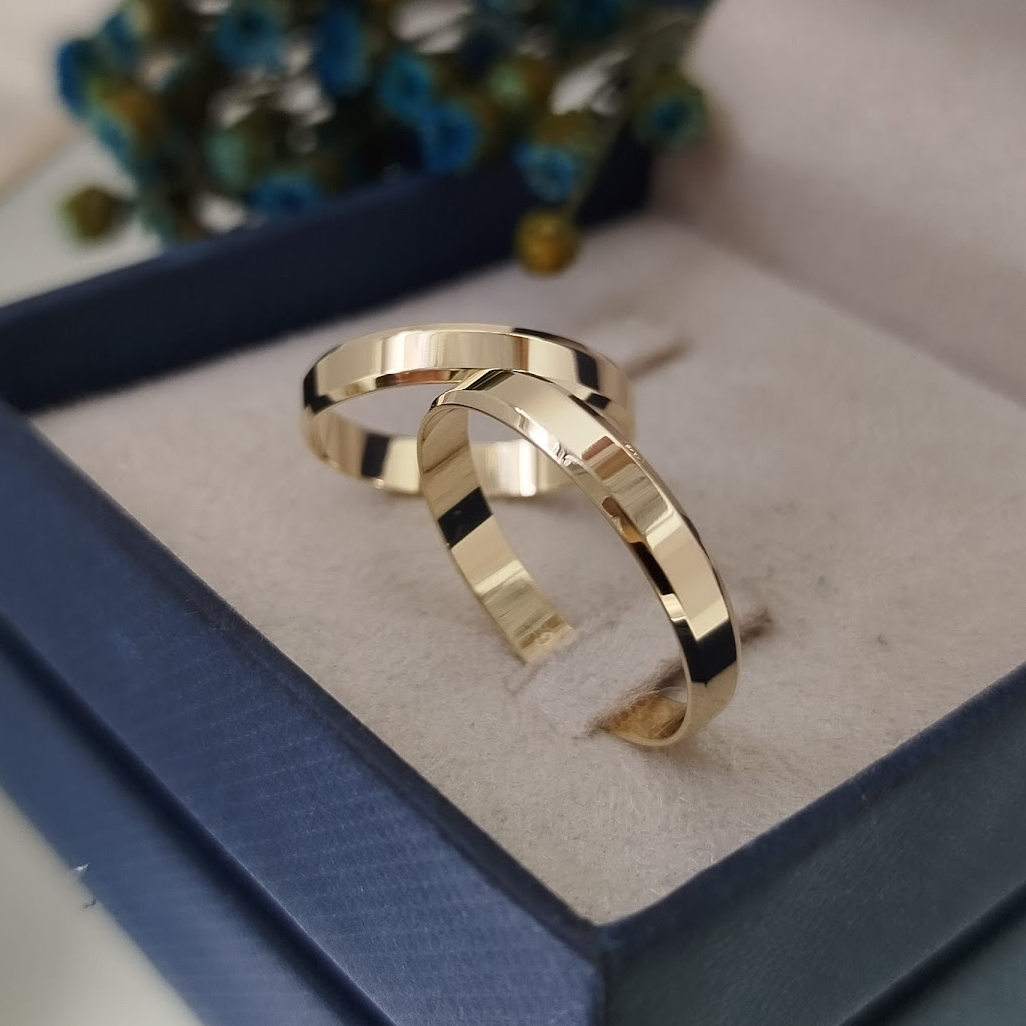 Aliança Ouro18k Monza