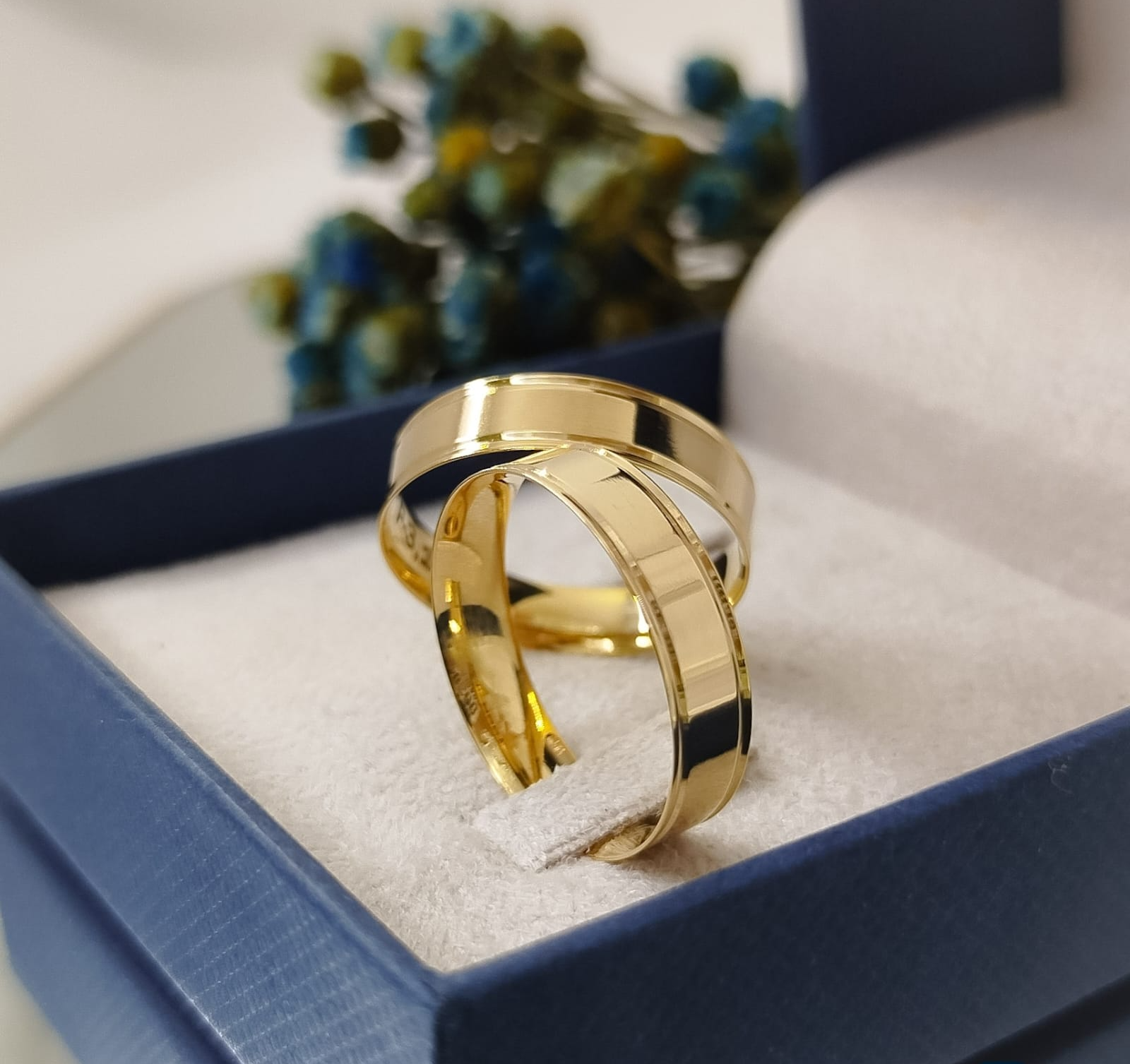 Aliança Ouro18k Manhattan