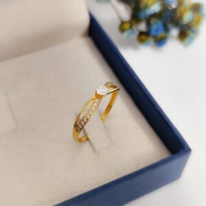 Solitário ouro18k Infinity