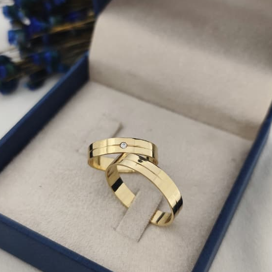 Aliança Ouro18k Savannah