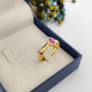 Anel Formatura Ouro18k Vermelho