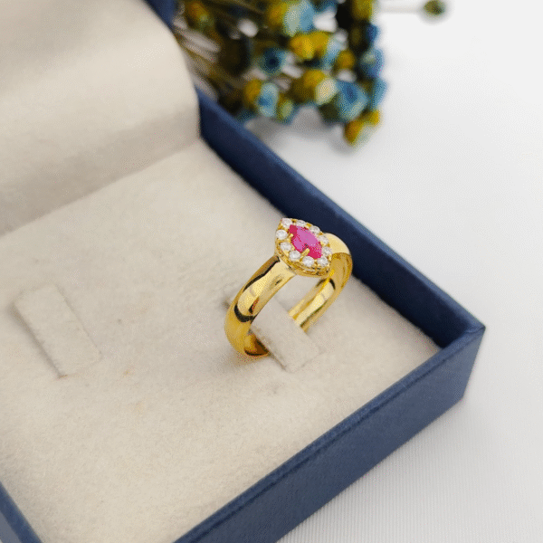 Anel Formatura Ouro18k Vermelho