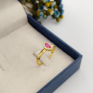 Anel Formatura Ouro18k Vermelho