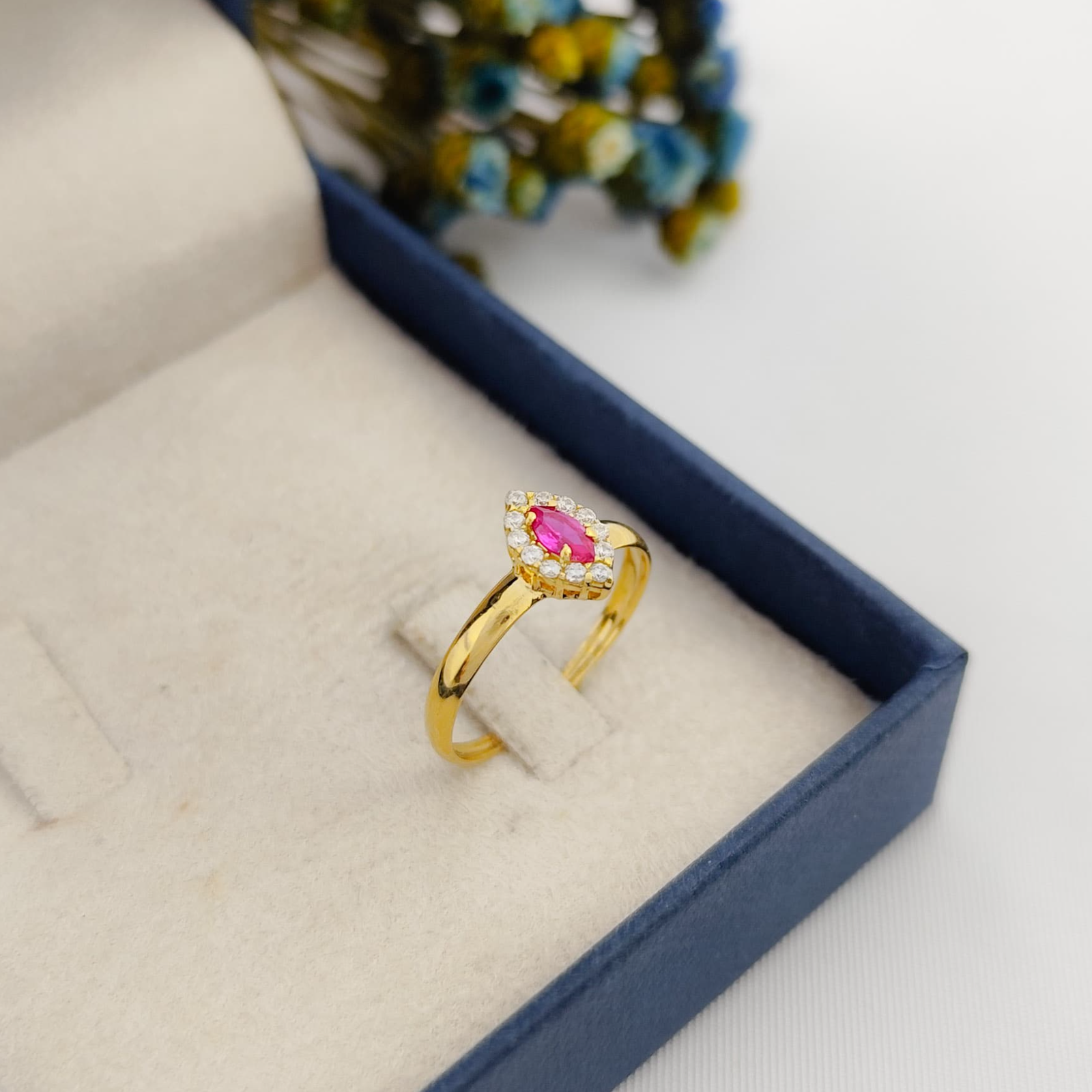 Anel Formatura Ouro18k Vermelho