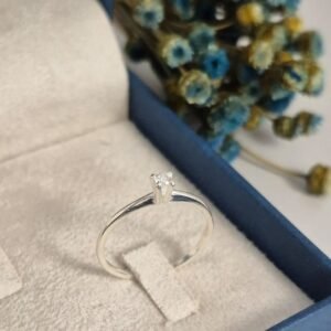 Solitário Prata Minnie